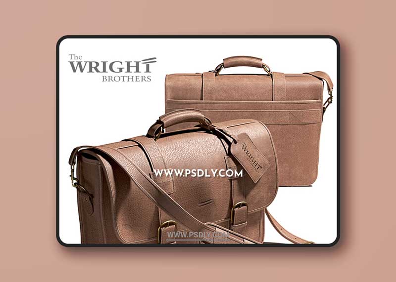 Leather man's bag from "Wright Brothers" 1 Leather man's bag from "Wright Brothers"