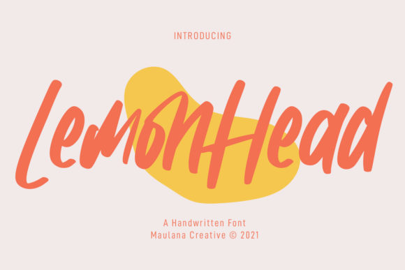 Lemonhead Font 1 Lemonhead Font