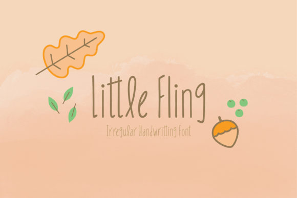 Little Fling Font 1 Little Fling Font