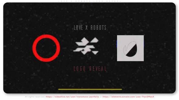 Videohive Love X Robots Logo Reveal 33448469 1 Videohive Love X Robots Logo Reveal 33448469