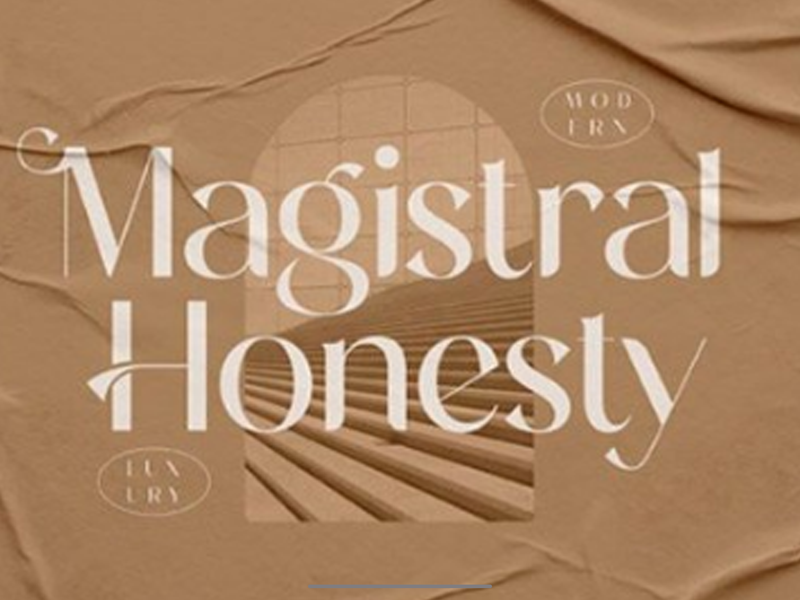 Magistral Honesty Font 1 Magistral Honesty Font
