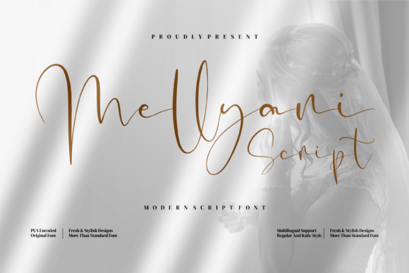 Mellyani Script Font 1 Mellyani Script Font