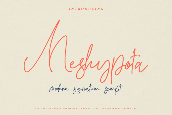 Meshypota Font 1 Meshypota Font