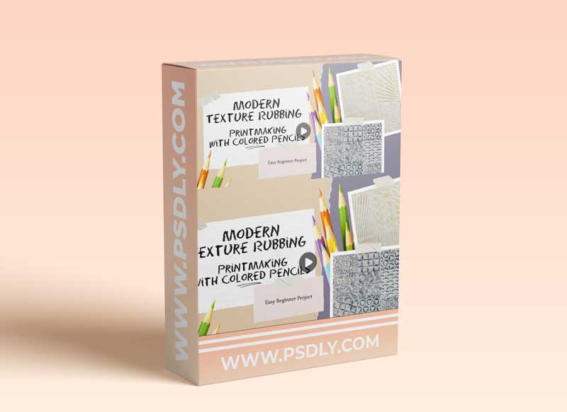 Modern Texture Rubbings - Easy Printmaking for Beginners 1 Modern Texture Rubbings - Easy Printmaking for Beginners