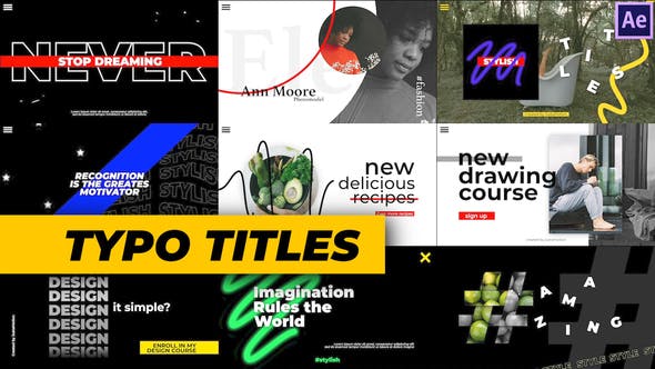 Videohive Typo Titles 33548900 1 Videohive Typo Titles 33548900