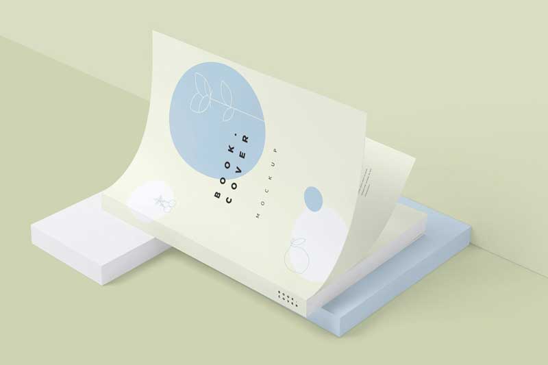 Novel Size Softcover Book Mockups WWR9DE6 1 Novel Size Softcover Book Mockups WWR9DE6