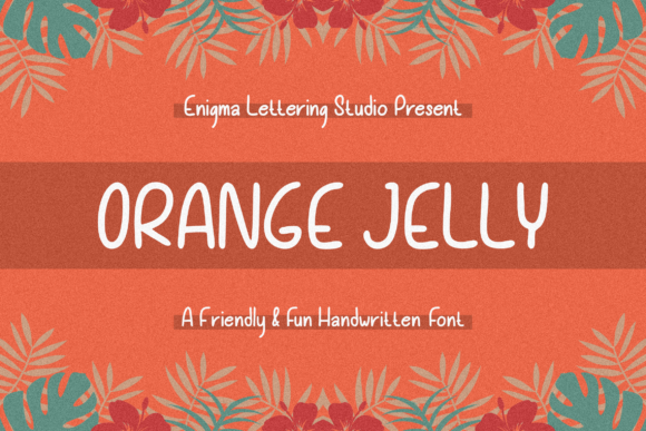 Orange Jelly Font 1 Orange Jelly Font