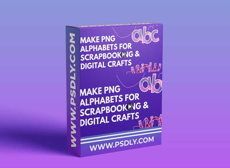 PNG Alphabets for Scrapbooking & Digital Crafts in Adobe Photoshop - Graphic Design for Lunch™ 1 PNG Alphabets for Scrapbooking & Digital Crafts in Adobe Photoshop - Graphic Design for Lunch™