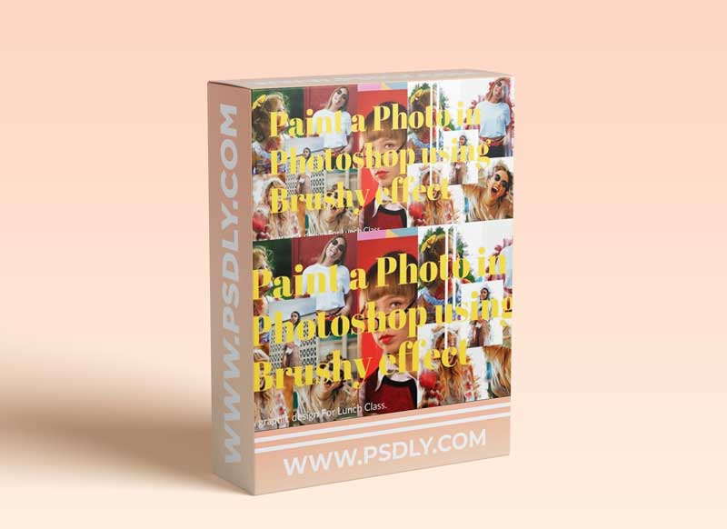 Paint a Photo in Photoshop using Brushy Effect-A graphic design For Lunch Class 1 Paint a Photo in Photoshop using Brushy Effect-A graphic design For Lunch Class