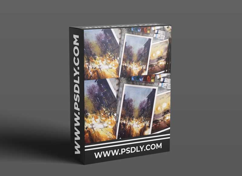 Painting Cityscapes in Watercolor: From Conception to Final Painting in Simple Steps 1 Painting Cityscapes in Watercolor: From Conception to Final Painting in Simple Steps