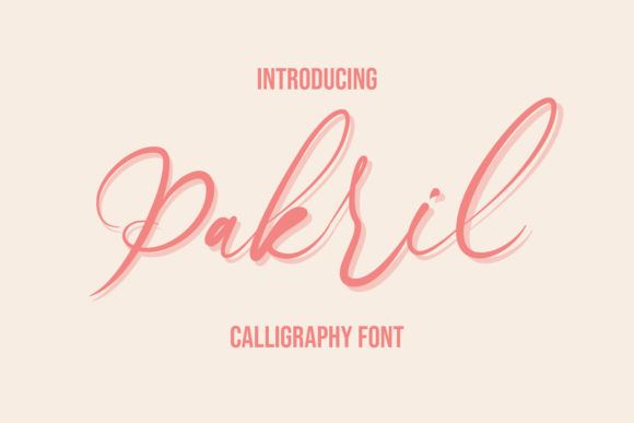 Pakril Font 1 Pakril Font