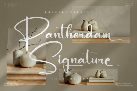 Pantherdam Signature Font 1 Pantherdam Signature Font