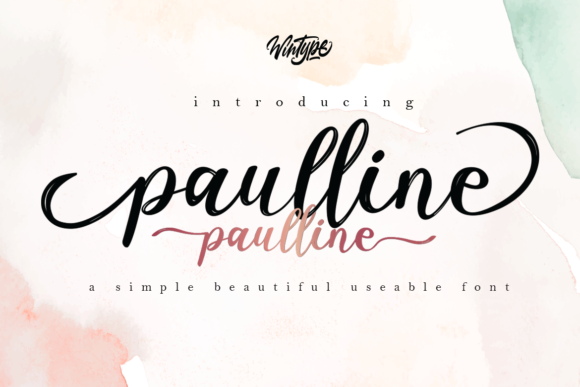Paulline Font 1 Paulline Font