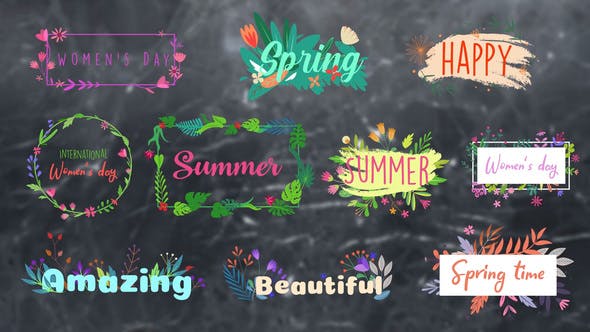 Videohive Flower Titles || After Effects 33630471 1 Videohive Flower Titles || After Effects 33630471