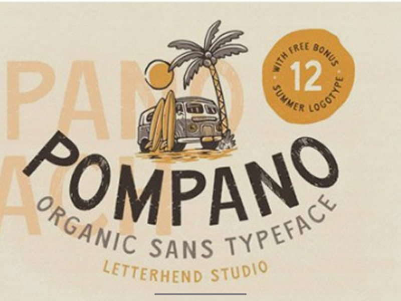 Pompano Font 1 Pompano Font