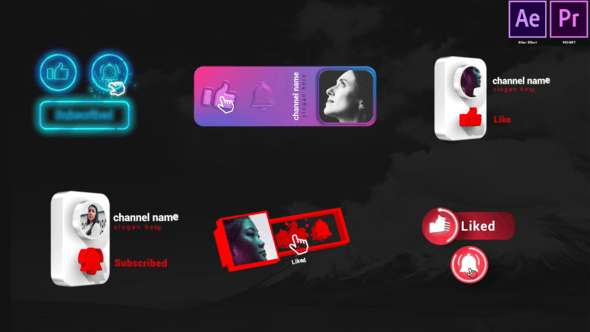 Videohive Youtube Trendy Subscribe Elements 33460982 1 Videohive Youtube Trendy Subscribe Elements 33460982