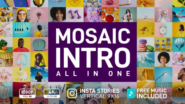 Videohive - Mosaic Intro - 33065272 1 Videohive - Mosaic Intro - 33065272
