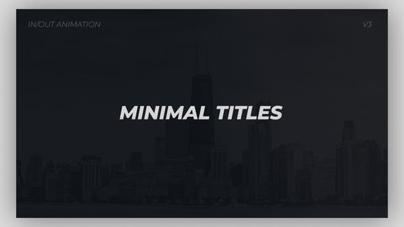 Videohive - Minimal Titles - 33615082 1 Videohive - Minimal Titles - 33615082