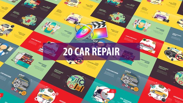 Videohive - Car Repair Animation | Apple Motion & FCPX - 33373287 1 Videohive - Car Repair Animation | Apple Motion & FCPX - 33373287