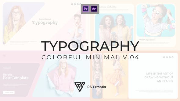 Videohive - Typography Slide - Colorful Minimal V.04 | MOGRT - 33415767 1 Videohive - Typography Slide - Colorful Minimal V.04 | MOGRT - 33415767