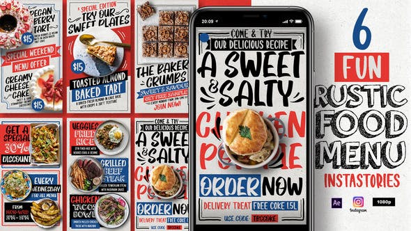 Videohive Rustic White Menu Instagram Stories 33366820 1 Videohive Rustic White Menu Instagram Stories 33366820