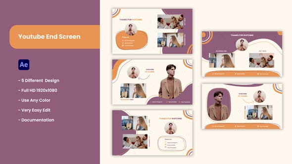 Videohive Youtube End Screen 33414511 1 Videohive Youtube End Screen 33414511