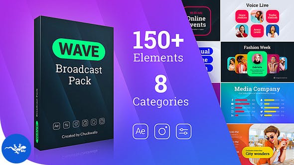 Videohive - Wave | Broadcast Pack - 31813419 1 Videohive - Wave | Broadcast Pack - 31813419