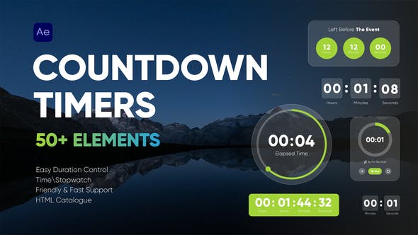 Videohive - Countdown Timers - 33032137 1 Videohive - Countdown Timers - 33032137