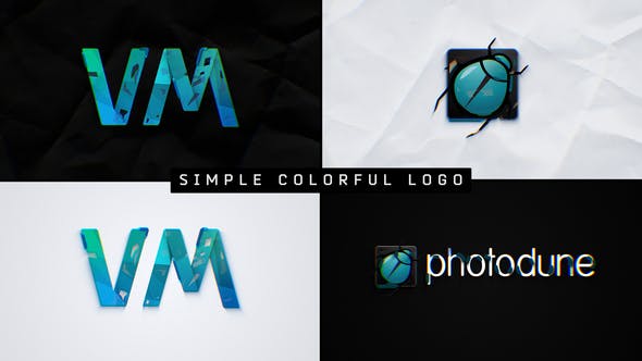 Videohive Simple Colorful Logo 33018239 1 Videohive Simple Colorful Logo 33018239
