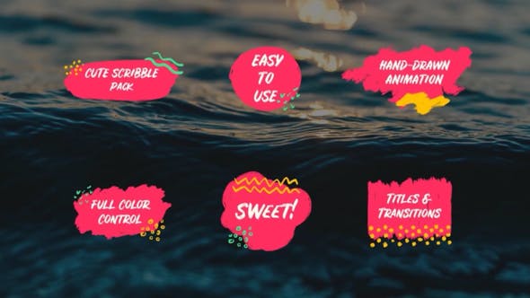 Videohive Cute Scribble Pack 33573563 1 Videohive Cute Scribble Pack 33573563