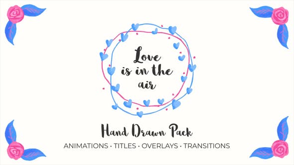 Videohive - Love Is In The Air. Hand Drawn Pack - 33565691 1 Videohive - Love Is In The Air. Hand Drawn Pack - 33565691