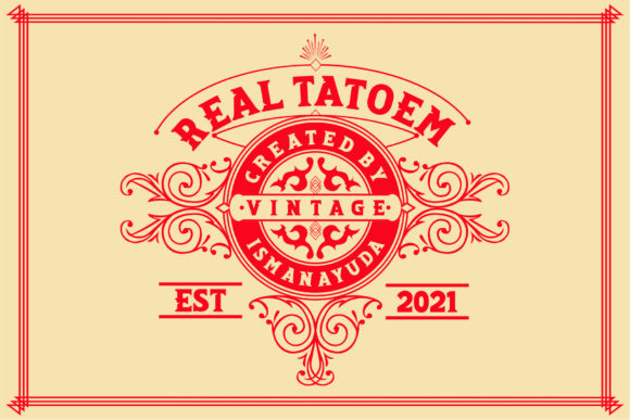 Real Tatoem Font 1 Real Tatoem Font
