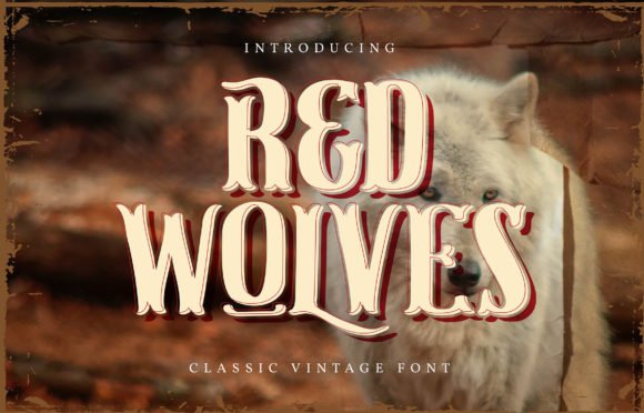 Red Wolves Font 1 Red Wolves Font