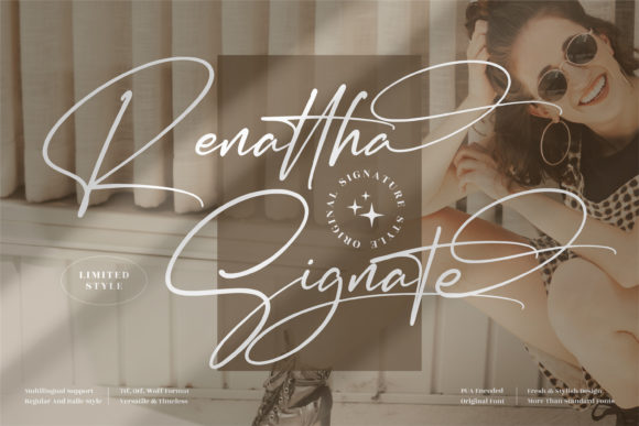Renattha Signate Font 1 Renattha Signate Font