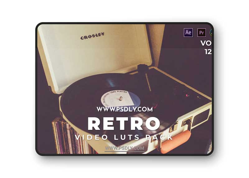 Retro Pack Video LUTs Vol.12 F99925Q 1 Retro Pack Video LUTs Vol.12 F99925Q