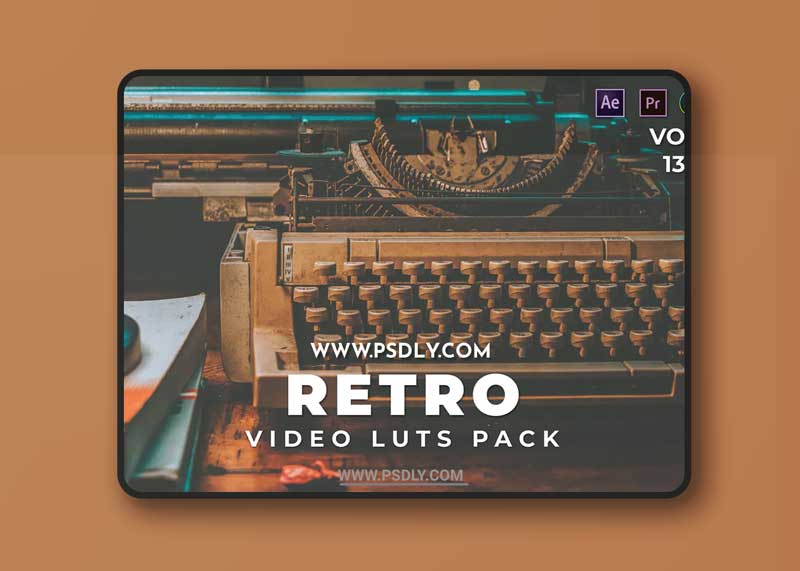 Retro Pack Video LUTs Vol.13 5T8Z5TS 1 Retro Pack Video LUTs Vol.13 5T8Z5TS