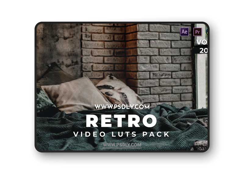Retro Pack Video LUTs Vol.20 8KRUFV9 1 Retro Pack Video LUTs Vol.20 8KRUFV9