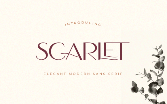 Scarlet Font 1 Scarlet Font