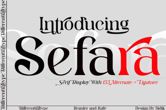 Sefara Font 1 Sefara Font