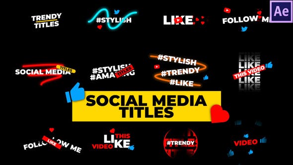 Videohive Social Media Titles 33561040 1 Videohive Social Media Titles 33561040