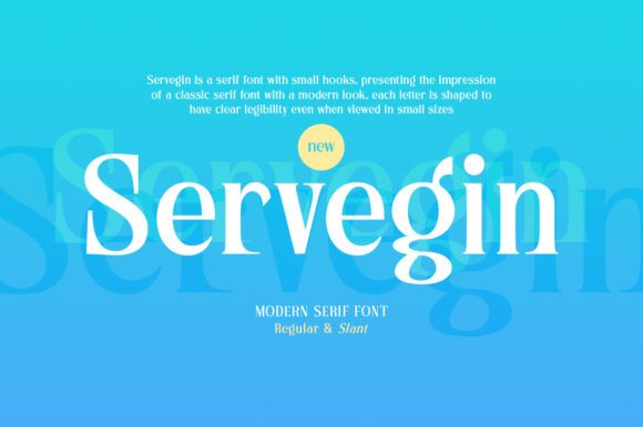 Servegin Font 1 Servegin Font