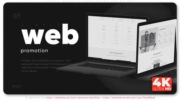 Videohive Simple Website And Laptop Promo W07 33490914 1 Videohive Simple Website And Laptop Promo W07 33490914