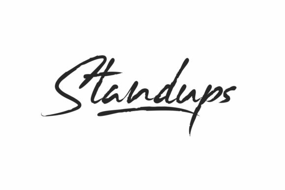 Standups Font 1 Standups Font