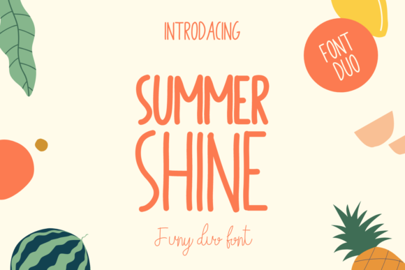 Summer Shine Font 1 Summer Shine Font