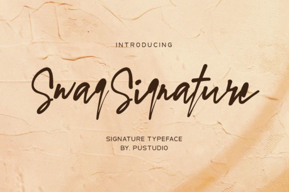Swag Signature Font 1 Swag Signature Font