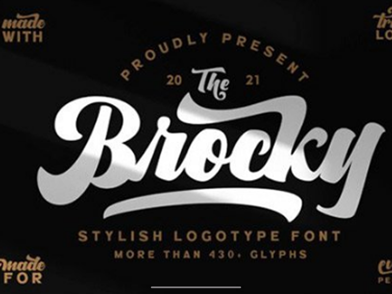 The Brocky Font 1 The Brocky Font