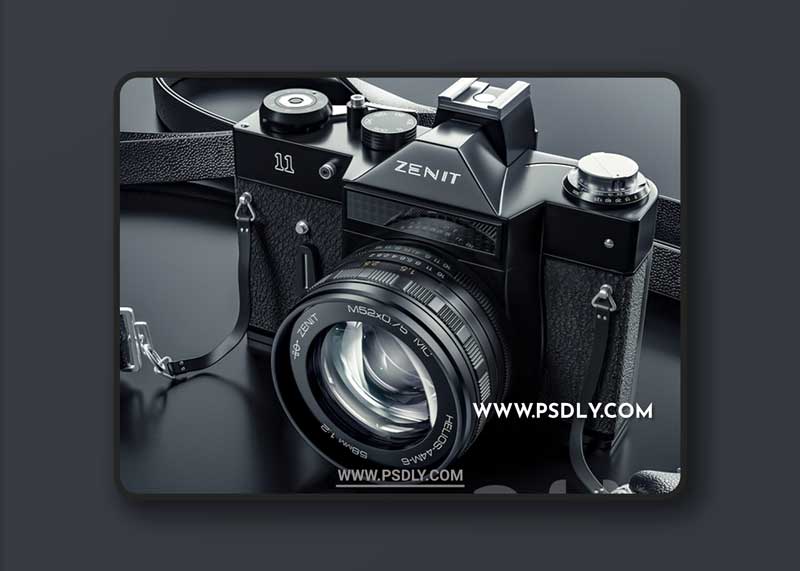 The camera Zenit 11 3D Model 1 The camera Zenit 11 3D Model