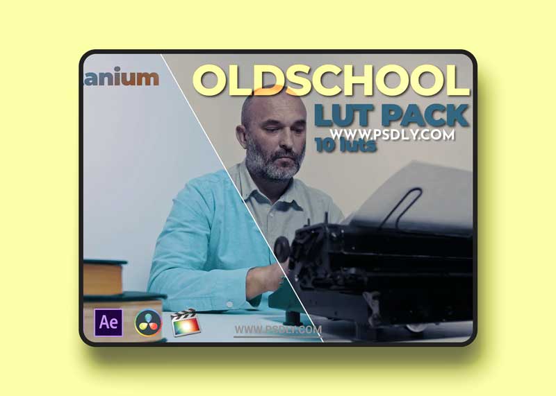 Titanium Oldschool LUT Pack (10 Luts) 1 Titanium Oldschool LUT Pack (10 Luts)