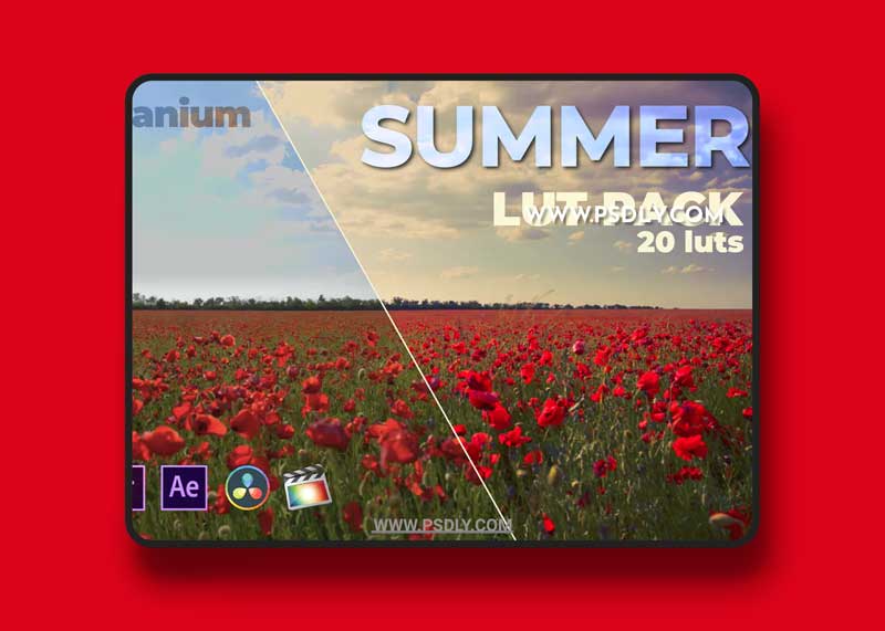 Titanium Summer LUT Pack (20 Luts) 1 Titanium Summer LUT Pack (20 Luts)