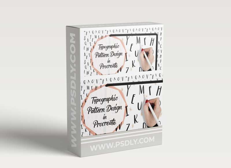 Typographic Pattern Design in Procreate 1 Typographic Pattern Design in Procreate